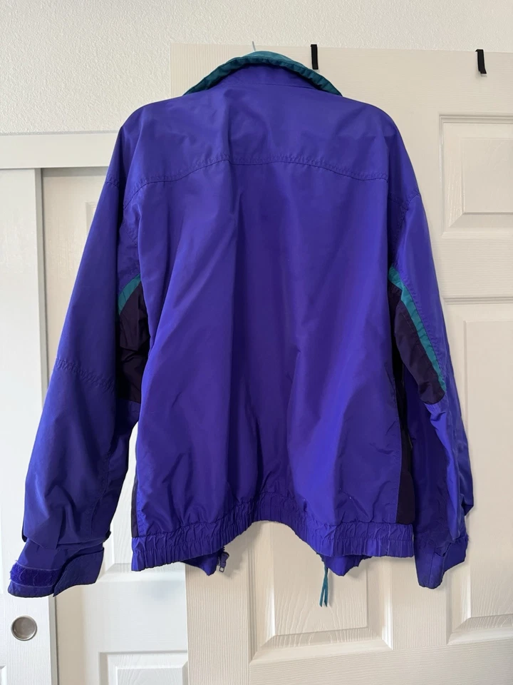 Columbia Bugaboo Jacket Mens Size Large Full Zip Radial Sleeve Purple Vintage - Image 2 of 4
