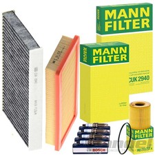MANN FILTER INSPEKTIONSPAKET passend für PEUGEOT 308 I 4A+SW+CC CITROËN C4 LC LA