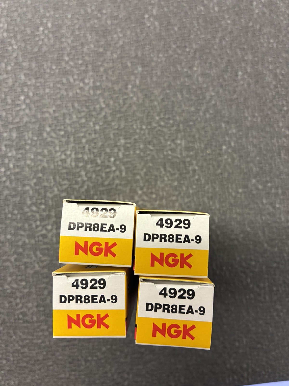 NGK DPR8EA-9 Spark Plug 4929 QTY 4