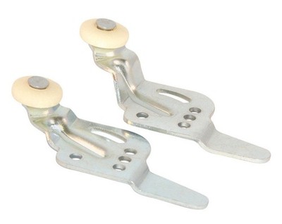 Barton Kramer 122C Mill Silver Aluminum Closet Door Hanger 1/2 L x 3/4 Dia. in.