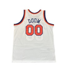 New York Knicks Jersey Large MF Doom Mens Mit...