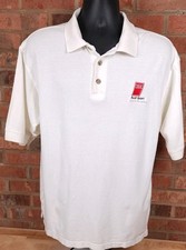 Audi Sport North America Vintage Polo Shirt Mens Size Large White Embroidered