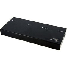 Startech 2 Port Dvi Video Splitter With Audio 1 X Dvi-I Dual-Link Video In