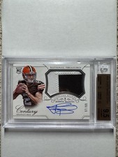 Johnny Manziel 2014 Panini National Treasures Rookie Patch Auto /99 BGS 9.5/10