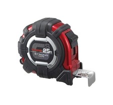 Tajima GS-C25BW GS-LOCK COMPATIBLE CLIP Tape Measure - 25 ft