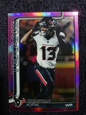 2025 Topps Chrome Christian Kirk Houston Texans Pink Serial Numbered /250 #117