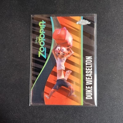 2025 Topps Chrome Disney Zootopia Duke Weaselton Insert #ZI-7       L62