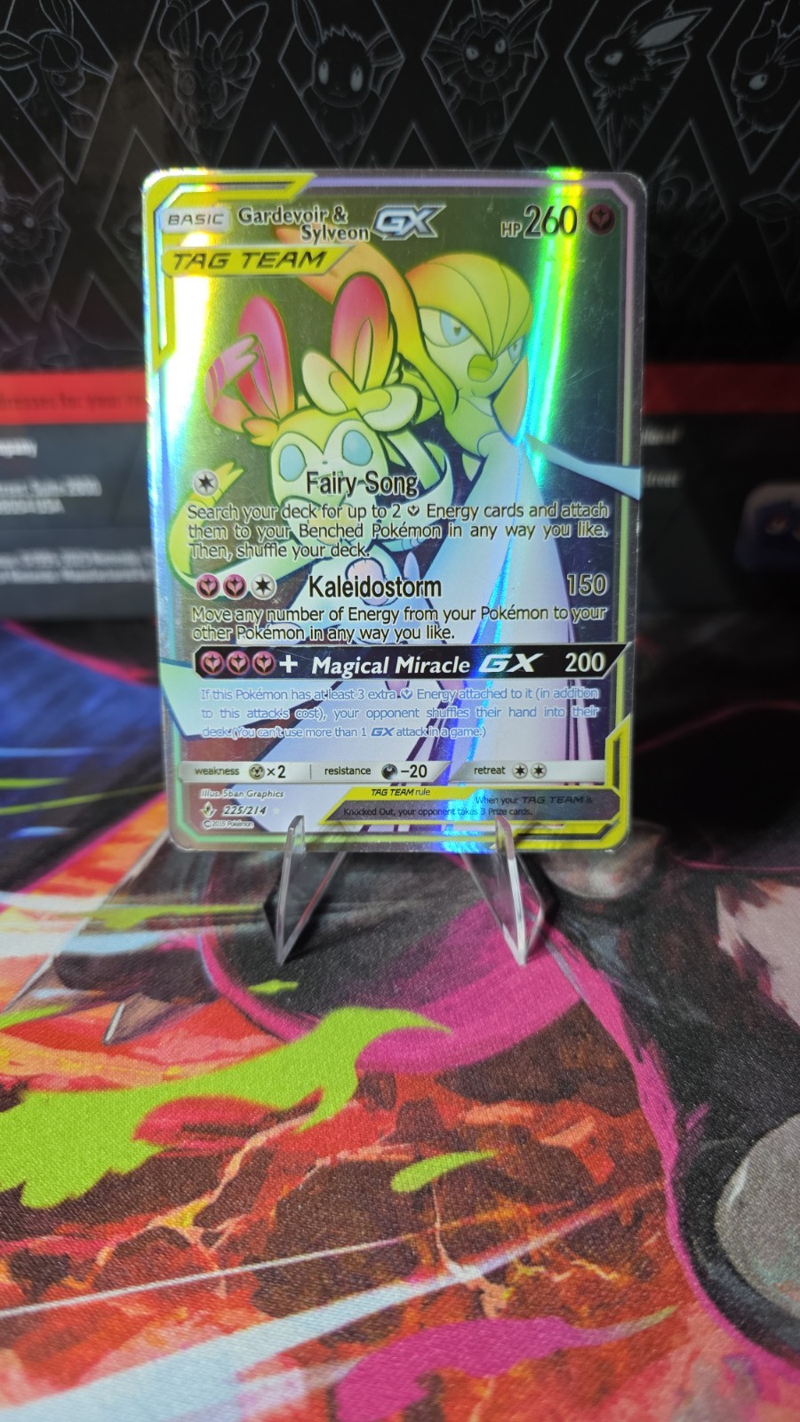Gardevoir & Sylveon GX (Secret) 225/214 Sm-Unbroken Bonds Holo