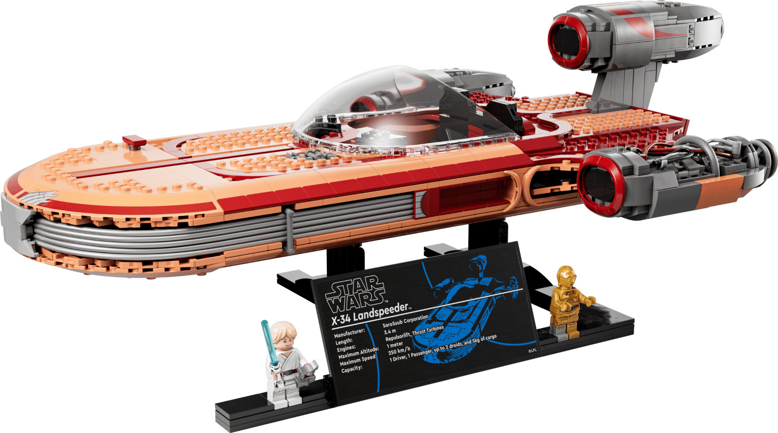 LEGO 75341 Star Wars UCS Luke Skywalker's Landspeeder (New & Sealed)
