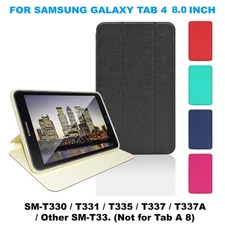 Tablet Case for Galaxy Tab 4 8" SM-T330 / T331 Shockproof Slim Folio Stand Cover