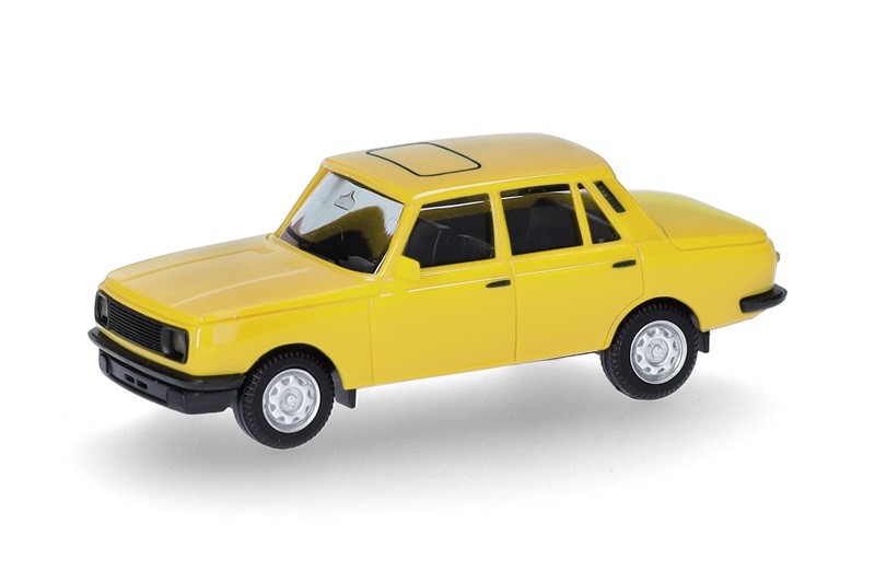 Herpa 420396-004 - 1:87 Wartburg 353 `84 Citrus Yellow - New