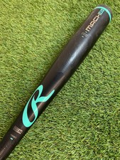 Batte Baseball Rawlings VELO Alloy / Comp Lite – 33 Pouces, 30 Oz, BBCOR, Adulte, Occasion