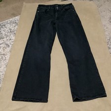 J. Jill Denim High Rise Full Leg Jeans Black Size 10R