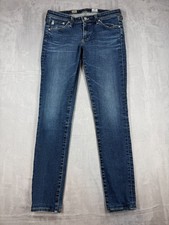 AG Adriano Goldschmied The Legging Ankle Super Skinny Ankle Blue Jeans Sz 28R
