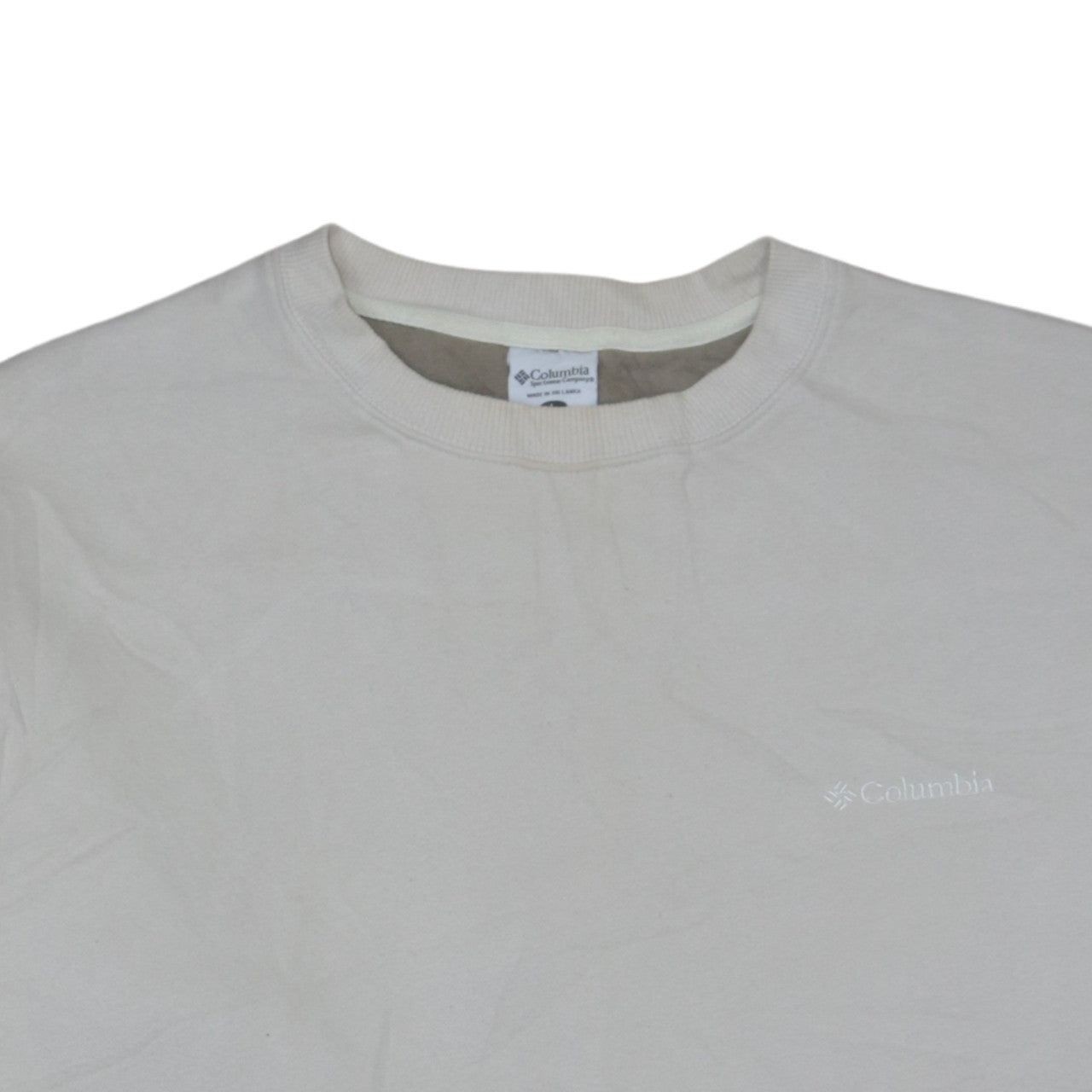 Columbia Beige Sweatshirt Mens L image 3