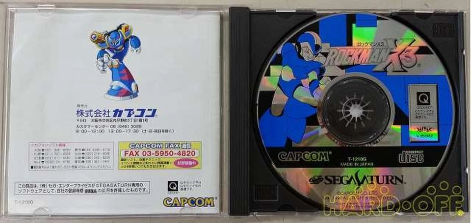 Sega Saturn ROCK MAN X3 Soft CAPCOM Retro Game Japan Used Free Shipping - Image 3 of 3