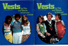 Vests Knitting Crochet Vest Pattern Leaflet 1...