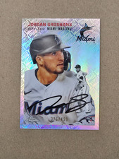 2023 Topps Chrome Platinum #112 RC Jordan Groshans Logofractor /499 Marlins
