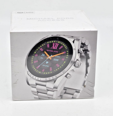 Michael Kors Access Gen 6. 44MM, Smartwatch Silver Wear OS  Alexa MKT5139V - NEW
