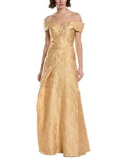 Rene Ruiz Floral A-Line Gown Women's