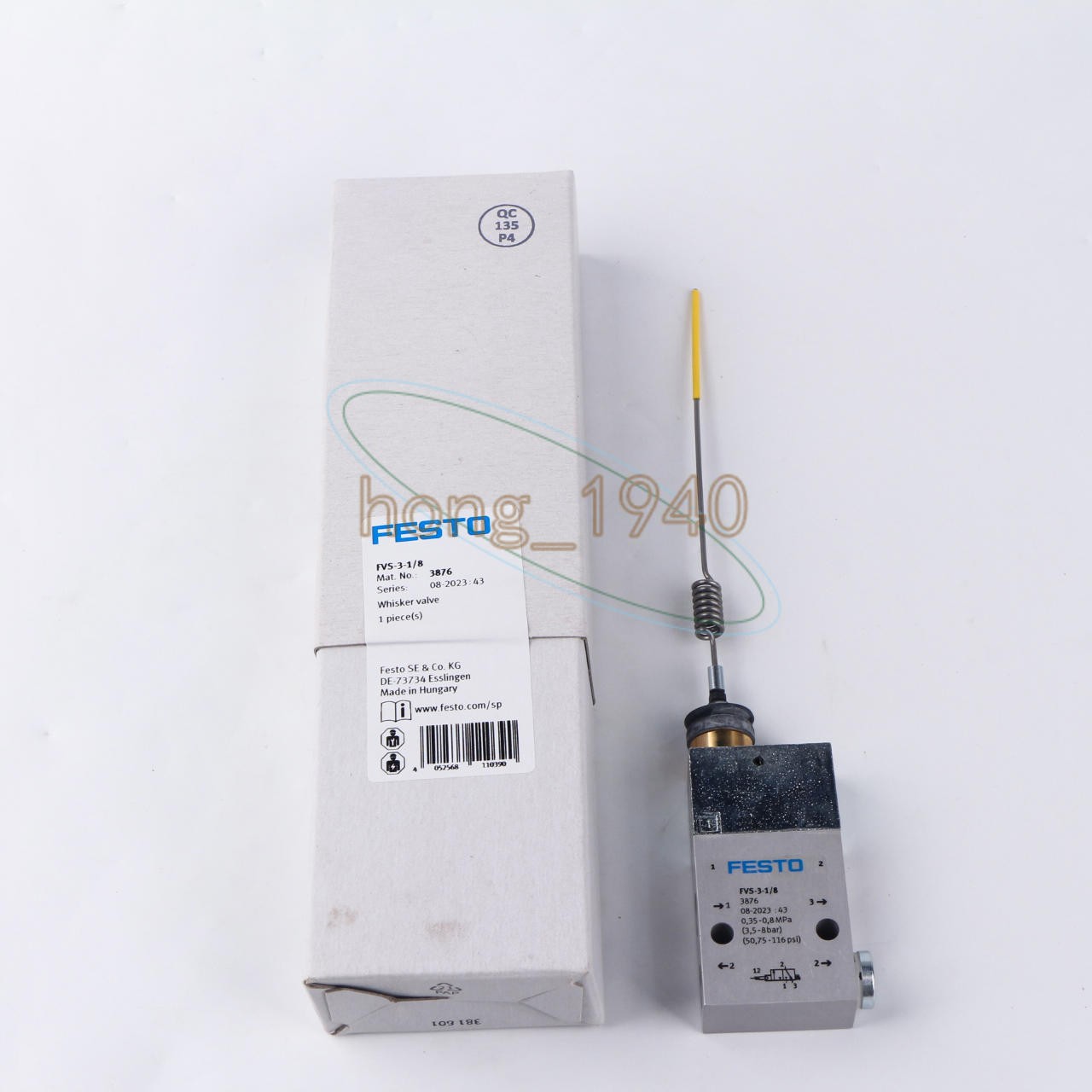 1PCS FESTO Spring contact valve FVS-3-1/8 3876 new