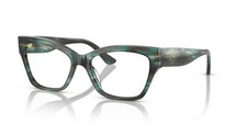 Vogue Eyewear Cat Eye Woman Eyeglasses VO5523 3088 52mm Green Havana - NEW