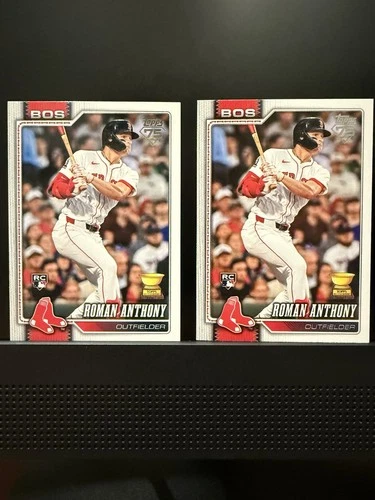 2026 TOPPS SERIES 1 ROMAN ANTHONY ROOKIE RC #189 (x2)