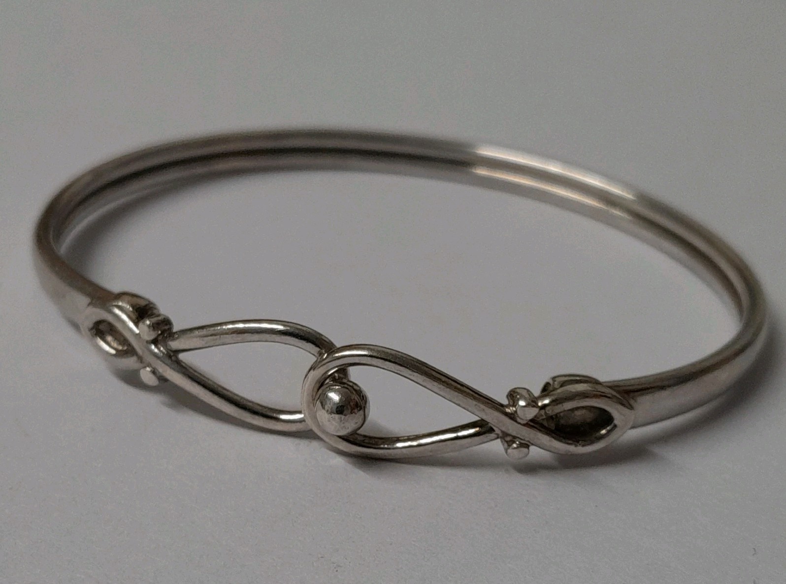 925 Sterling Solid Silver Infinity Eternal Love B… - image 1