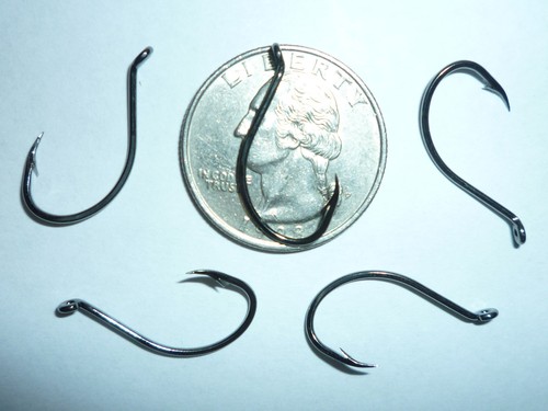 VMC OCTOPUS BEAK HOOKS - BULK - YOUR CHOICE OF SIZES - 9299 - BLACK NICKEL - Picture 13 of 23