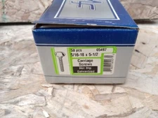 Midwest Fastener 5/16"-18 x 5-1/2" Galvanized  Carriage Screws 05497 (40 pcs.)