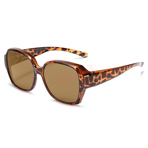 Mens Women Sunglasses Wrap Around Polarized Square Shades Fit Over Glasses UV400 - Picture 38 of 44