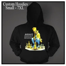 Pro Club Shaka God's Marinate Chessboard Graphic Big Tall Pullover Hip Hoodie