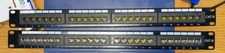 2x Cable Matters CAT6 24-Port Rackmount Patch Panel P24T-KAA CAT 6
