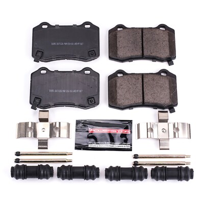 Power Stop - Rear Z23 Daily Driver Carbon-Fiber Ceramic Brake Pads with Hardware