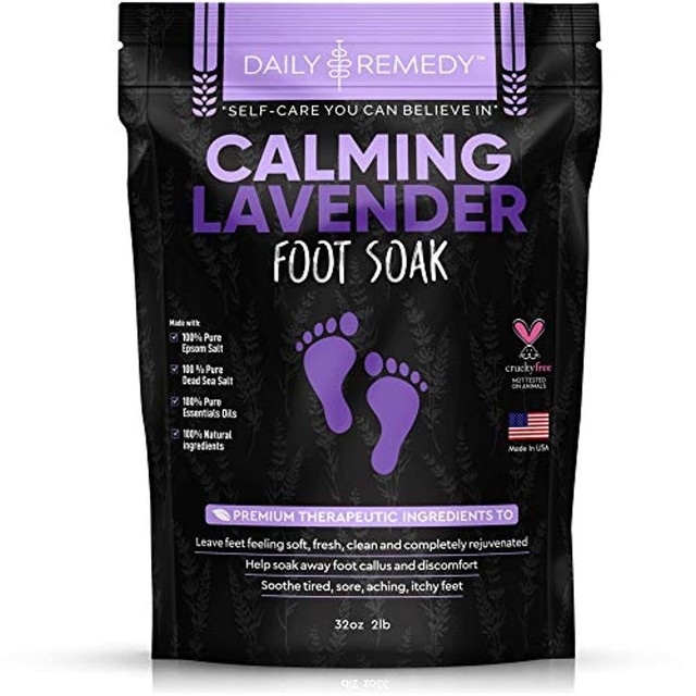 Calming Lavender Foot Soak With Epsom Salt 32oz for sale online eBay