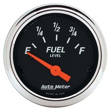 Autometer 1422 Designer Black Fuel Level Gauge