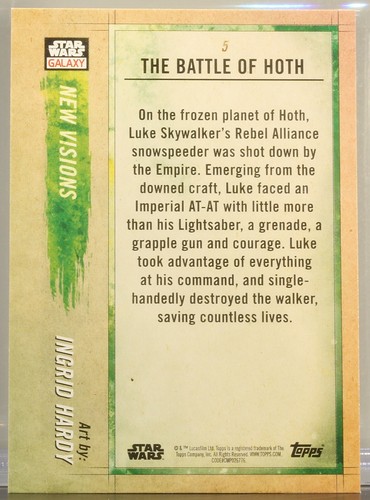 2018 Topps Star Wars Galaxy The Battle of Hoth #5 - Imagen 2 de 2