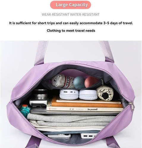 Ambitionous 2025 Foldable Travel Bag w/Removable 360° Silent Wheel LargeCapacity - Picture 34 of 57