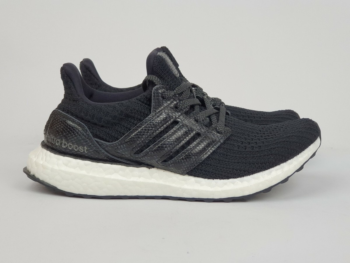 Adidas Ultra Boost Snakeskin 'Core Black White' New (5US) NMD men