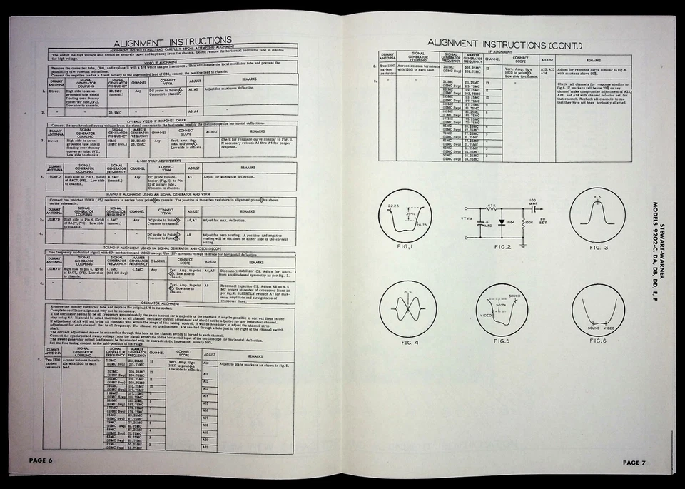 1952 Photofact обслуживание руководство схема Stewart-Warner 9202-C до F 062424WNON-40 - Изображение 3 из 3