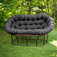 Double Papasan Cushion Replacement 67x47" Egg Swing Pad Lounge Chair Cushion