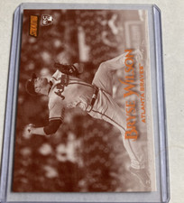 2019 Topps Stadium Club #49- BRYSE WILSON Sepia Parallel SP Rookie RC Card.. rookie card picture