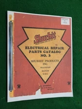 1920's to 1933 Shurhit Ignition Parts Parts Catalog #3: 62-Pgs: COPY of original
