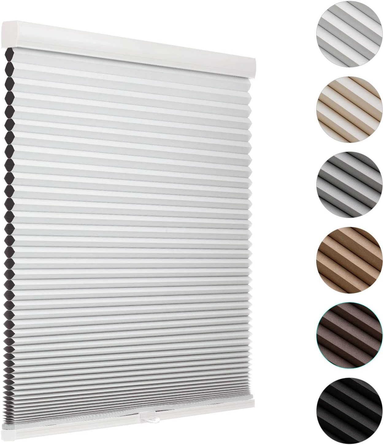 - 24" White Room Darkening Blinds