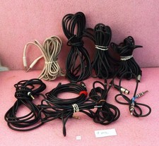 XLR/TRS Audio Cable Lot 9 Cables Total from 38" upto 300" in length.