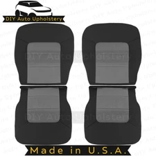 2003-2006 Fits Ford Expedition Rear Set Cloth Seat Cover 2Tone Gray