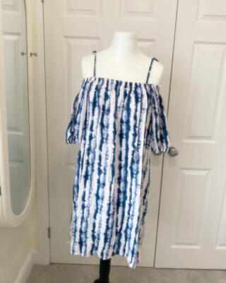 princess polly baby blue dress Tie Shoulder Lace Cami Styli Beach Dress For Women at Kuwait main image 0