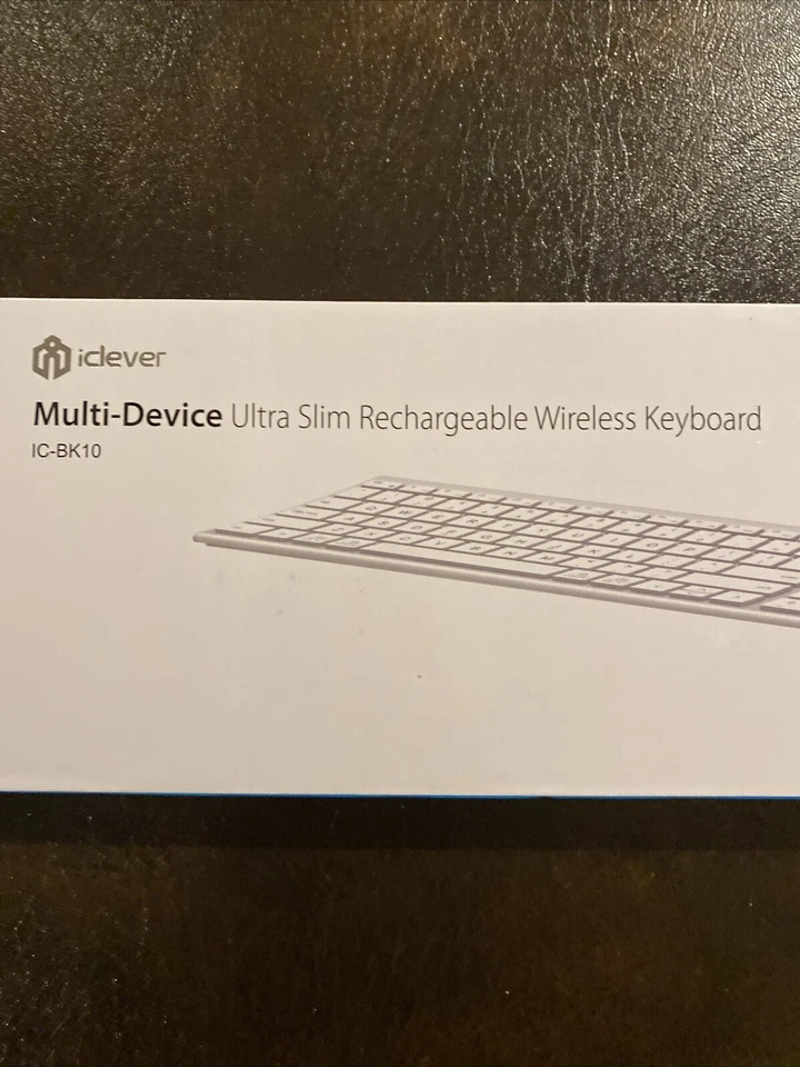 New iClever IC-BK10 Multi Device Connection Rechargeable Wireless Keyboard - Image 3 of 4