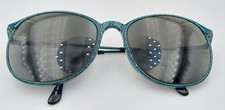 Vintage Marchon CFG-1 Green Marble Oval Sunglasses Japan FRAMES ONLY