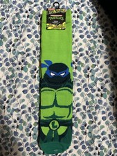 TMNT Teenage Mutant Ninja Turtles Leonardo/Michelangelo 2 Pack Casual Socks